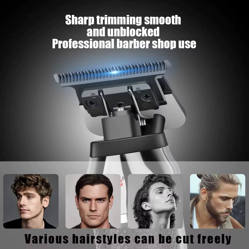 Hair Cutting Machine Kit Professional Portable Electric Cordless Hair Beard Trimmer Barber Shop Hair Clipper Shaving Razor