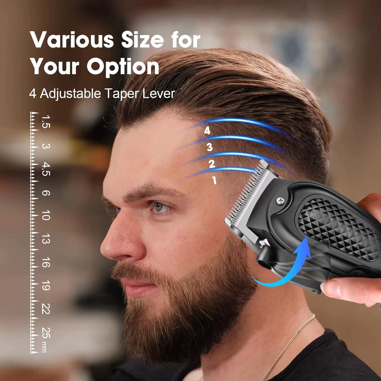 Hair Cutting Machine Kit Professional Portable Electric Cordless Hair Beard Trimmer Barber Shop Hair Clipper Shaving Razor